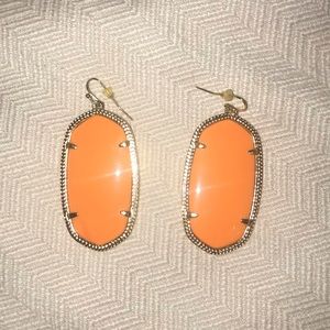 Kendra Scott Danielle earrings orange